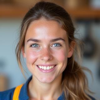 Professionelles Porträt von Sophie Klein, einer jungen und talentierten Auszubildenden bei Holzriff